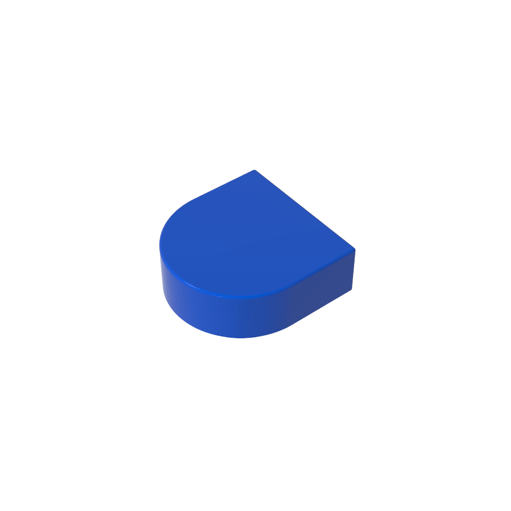 Tile 1 x 1 Half Circle
