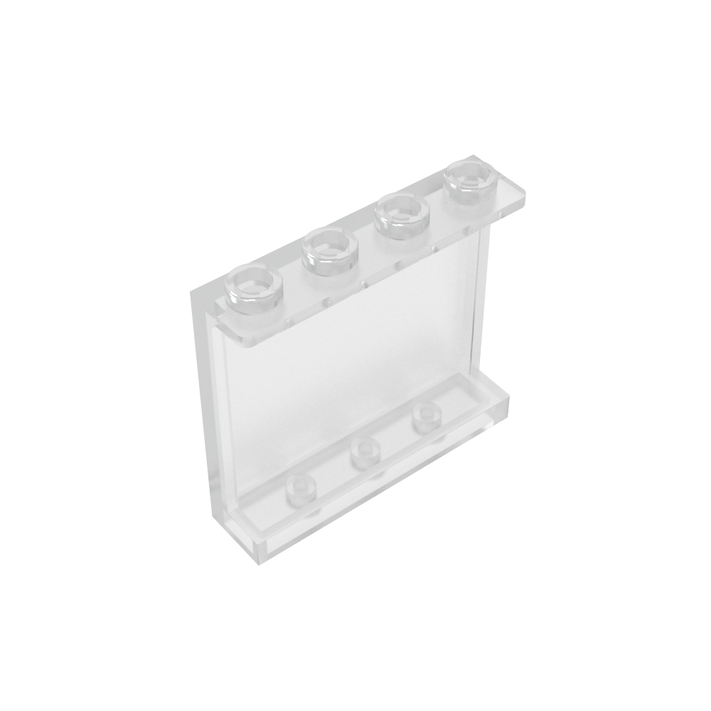Panel 1 x 4 x 3 [Side Supports / Hollow Studs]-MyGobricks