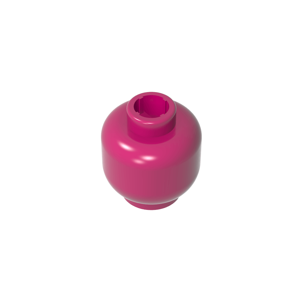 Minifig Head Plain [Blocked Open Stud]