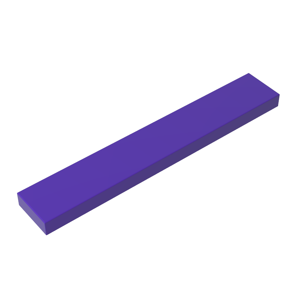 Tile 1 x 6 with Groove-MyGobricks