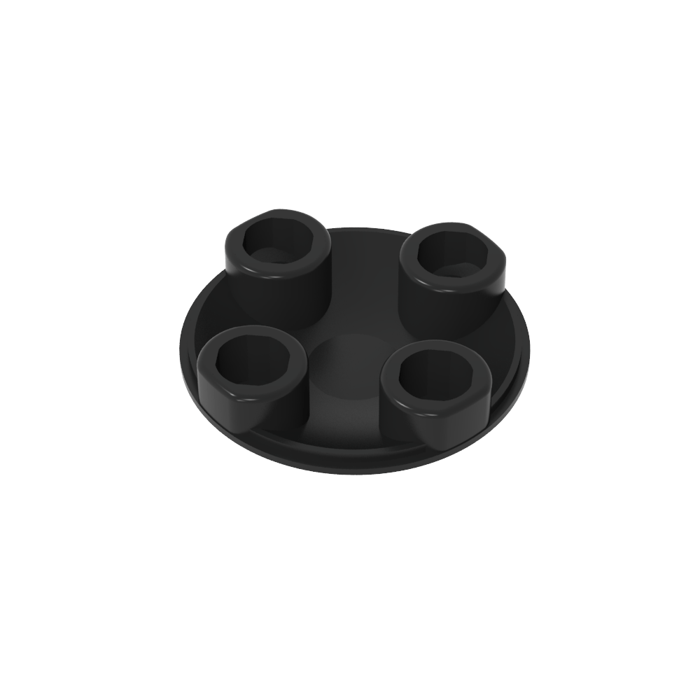 Plate Round 2 x 2 with Rounded Bottom [Boat Stud]