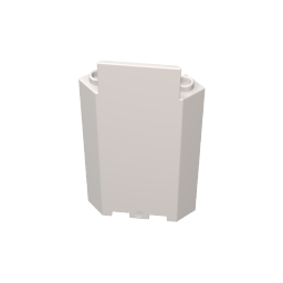 Panel 3 x 3 x 6 Corner Wall without Bottom Indentations