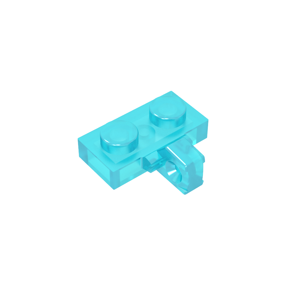 Hinge Plate 1 x 2 Locking with 1 Finger on Side, without Groove