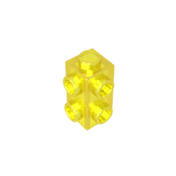 Brick 1 x 1 x 2 with Both sides with raised points