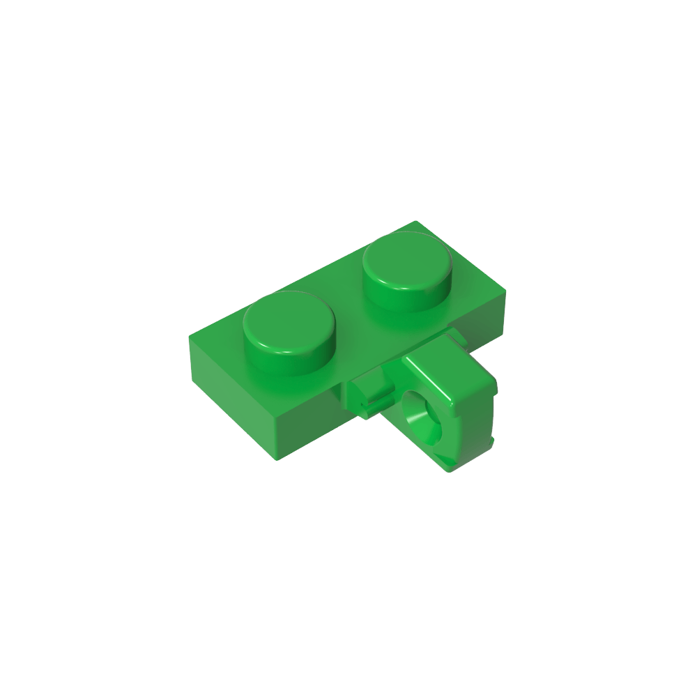 Hinge Plate 1 x 2 Locking with 1 Finger on Side, without Groove