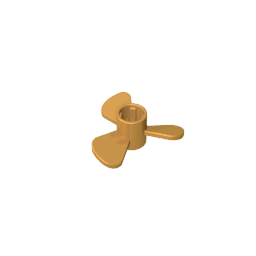 Propeller 3 Blade 3 Diameter with Axle Cross