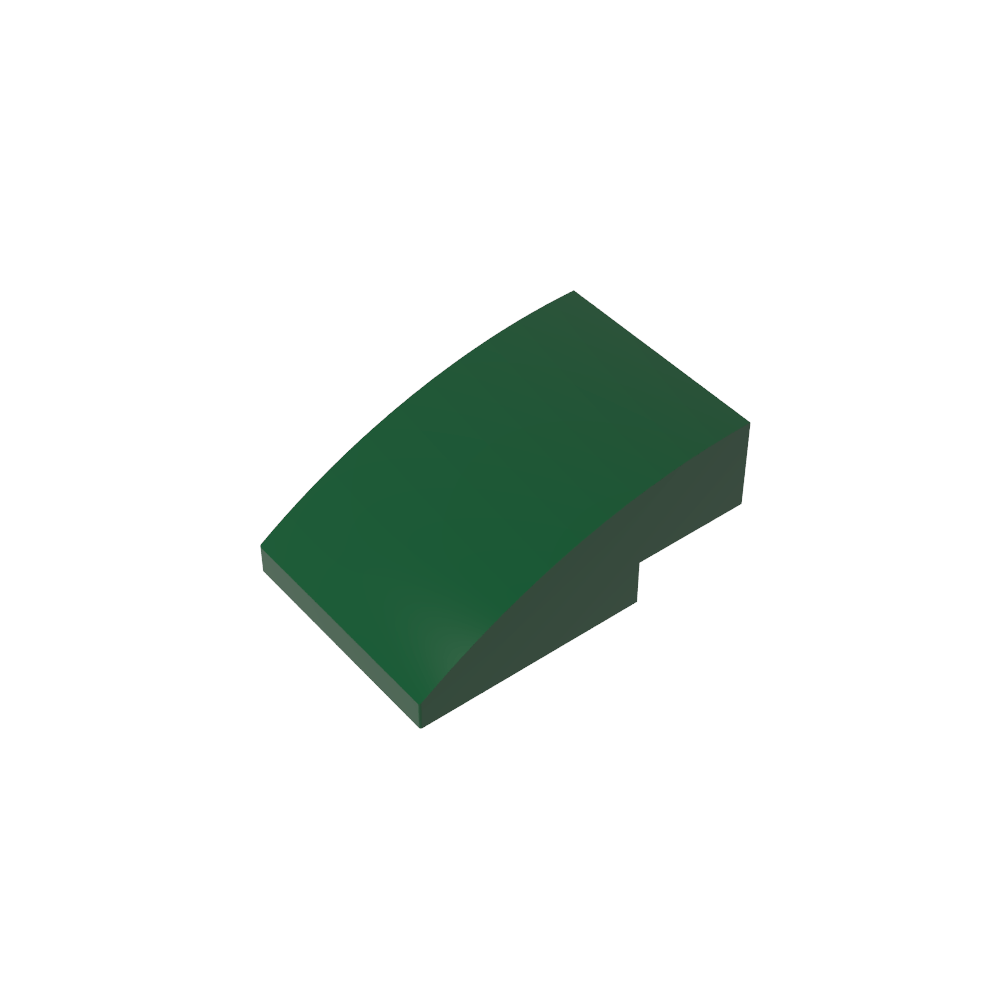 Slope Curved 3 x 2 No Studs-MyGobricks