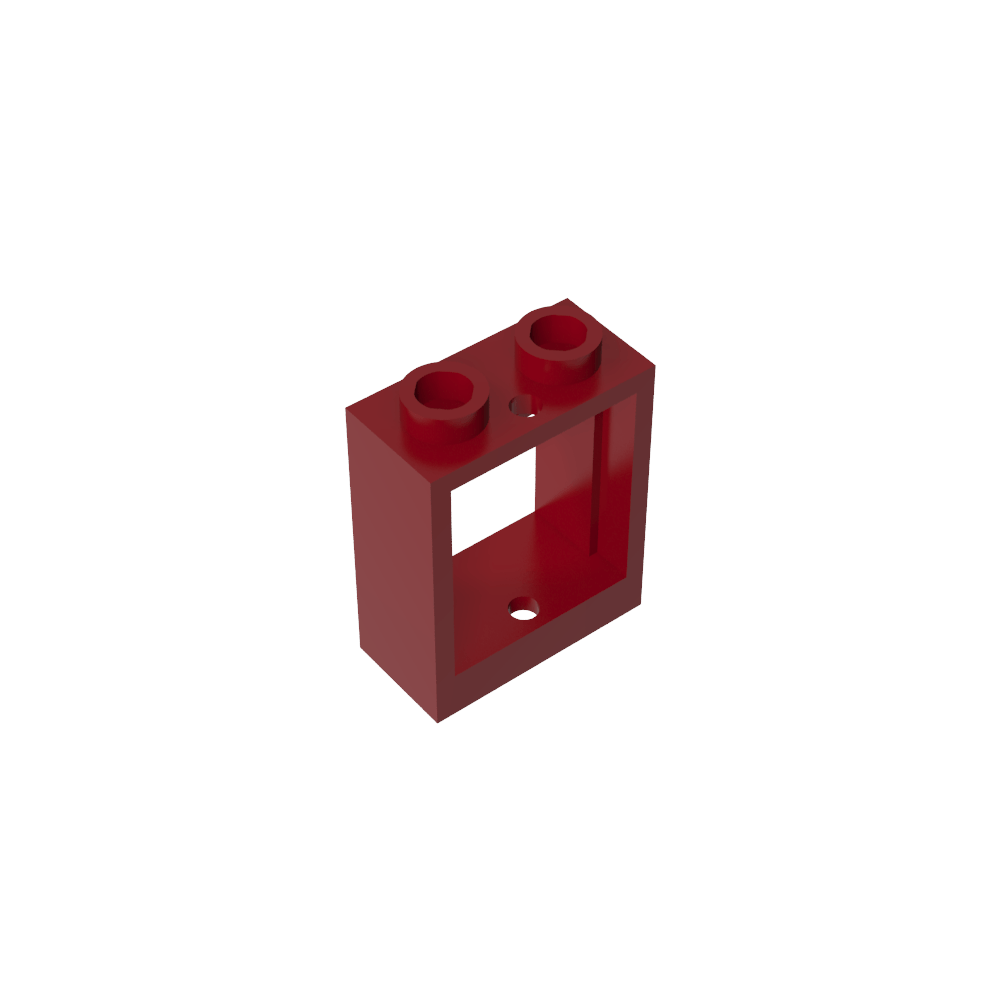 Window 1 x 2 x 2 Flat Front-MyGobricks