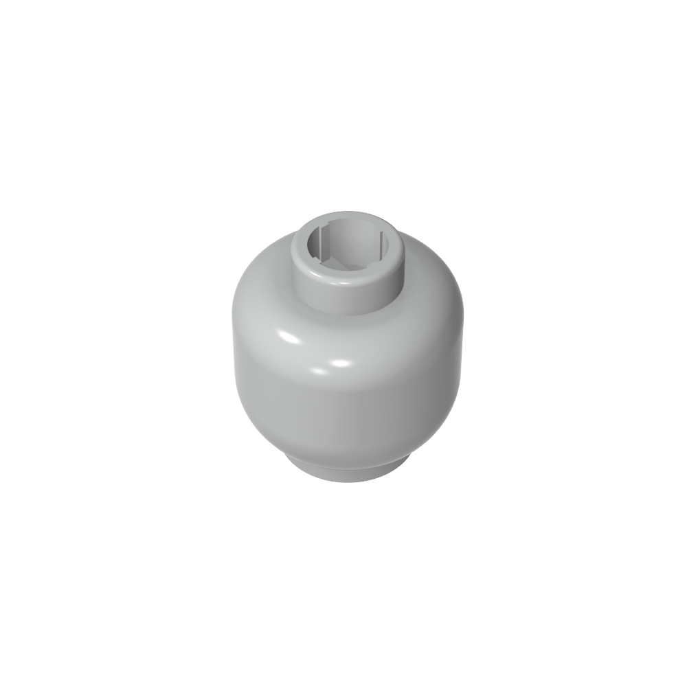Minifig Head Plain [Blocked Open Stud]