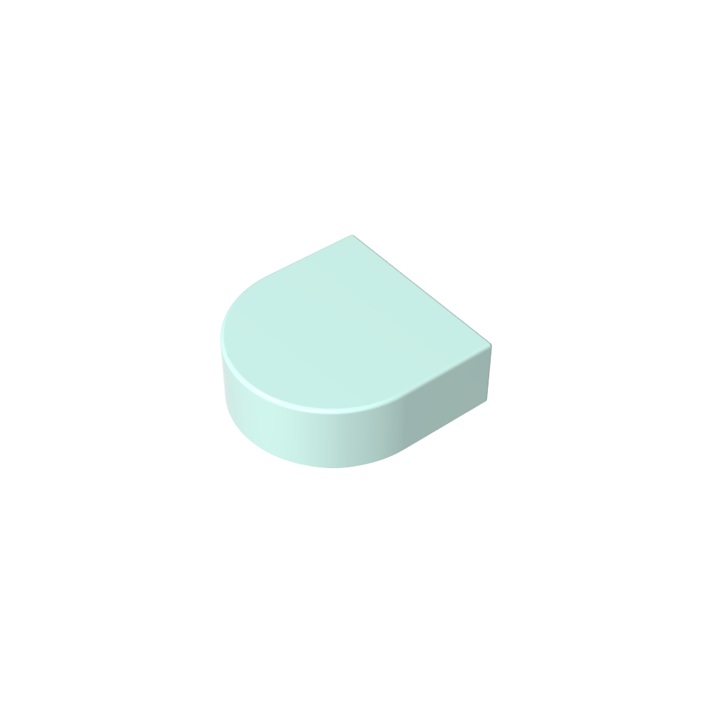 Tile 1 x 1 Half Circle