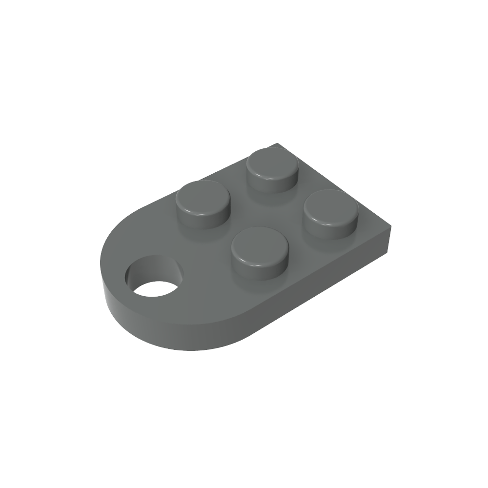 Plate Special 3 x 2 with Hole-MyGobricks