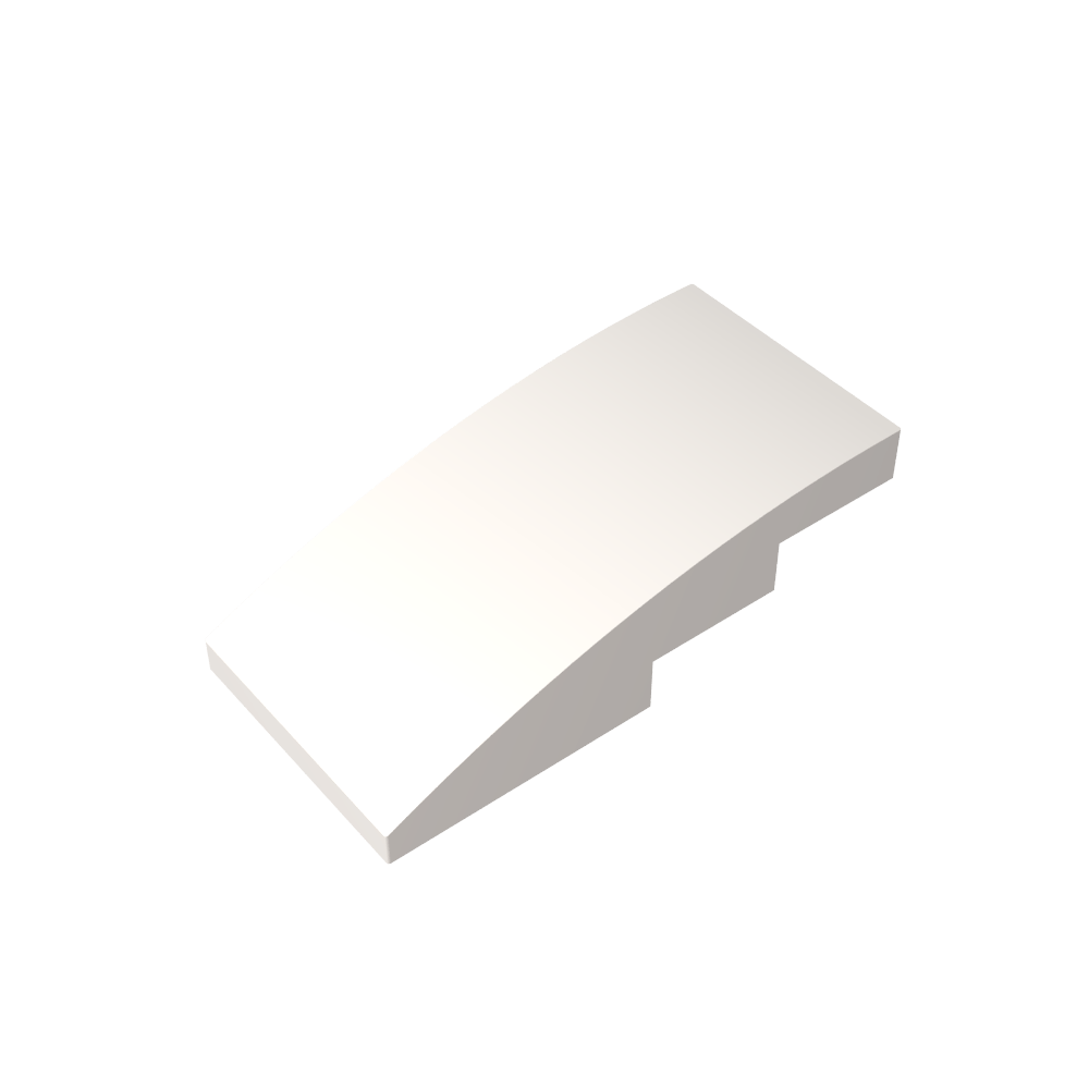 Slope Curved 4 x 2 No Studs-MyGobricks