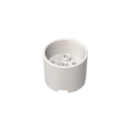 Brick Round 3 x 3 x 2 with Recessed Center with 2 x 2 Studs and Axle Hole