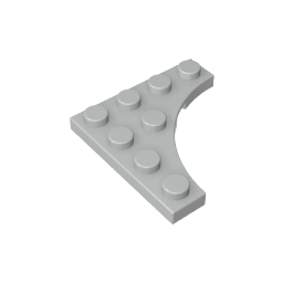 Plate Special 4 x 4 with Curved Cutout