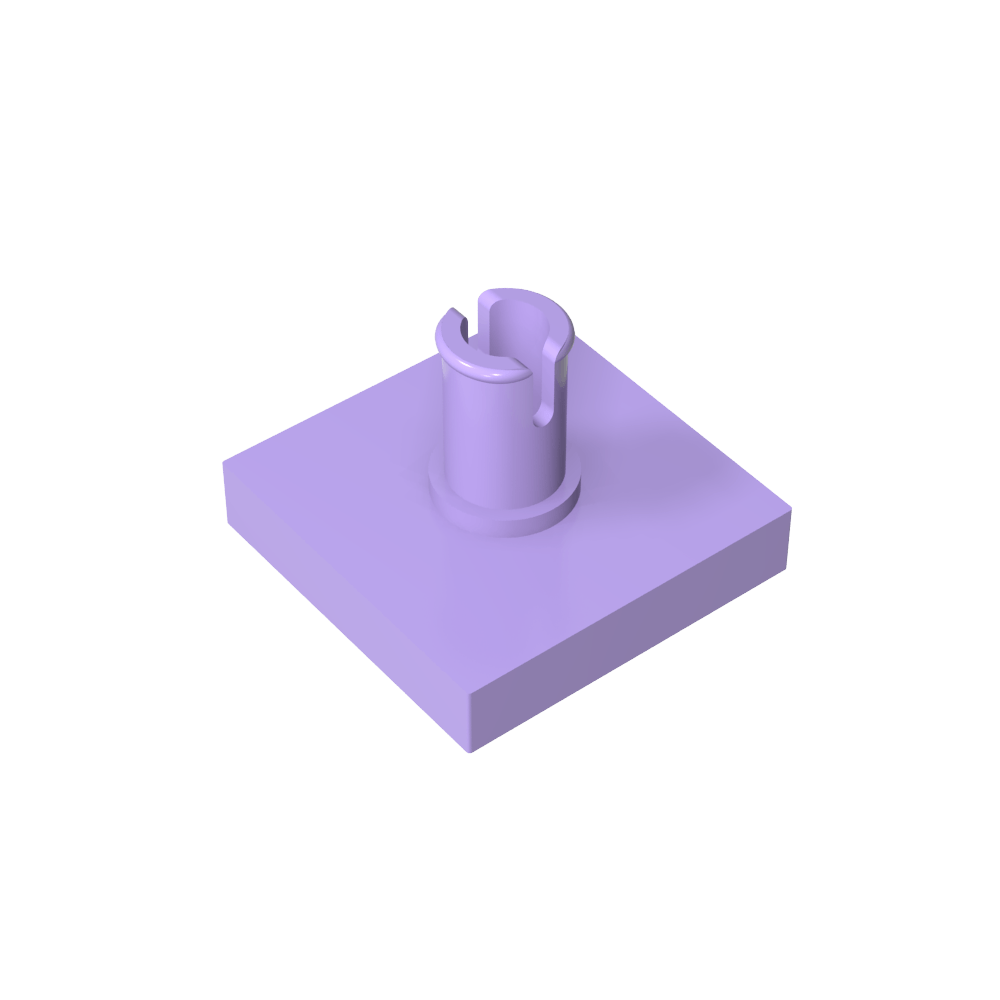 Tile Special 2 x 2 with Pin-MyGobricks