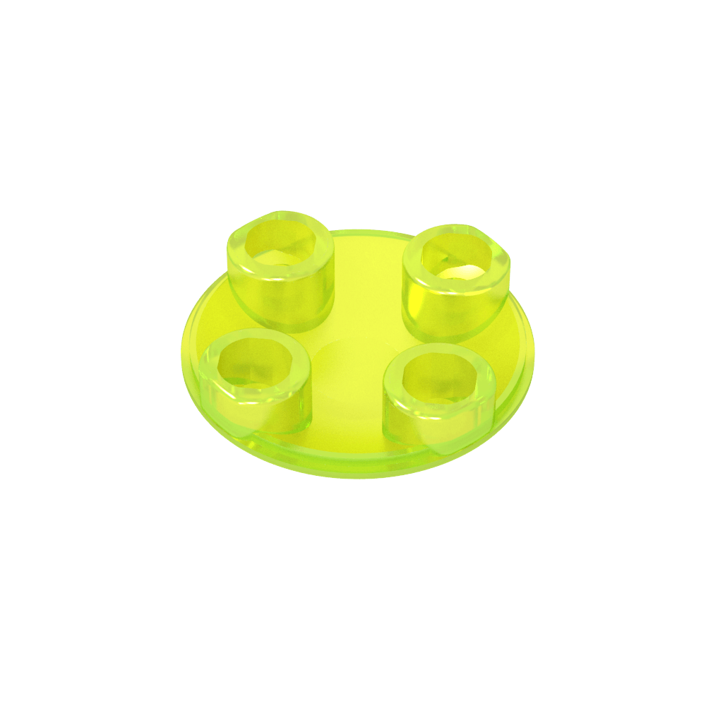 Plate Round 2 x 2 with Rounded Bottom [Boat Stud]