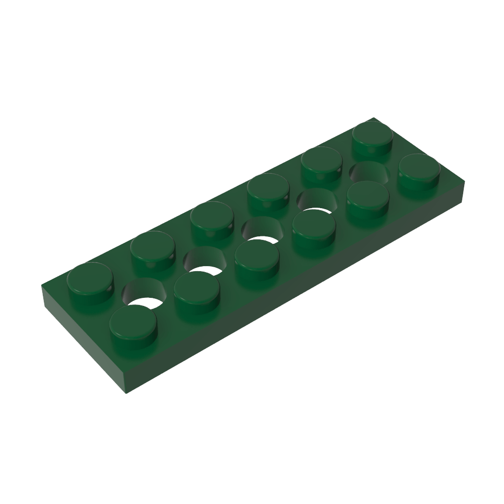 Technic Plate 2 x 6 [5 Holes]-MyGobricks