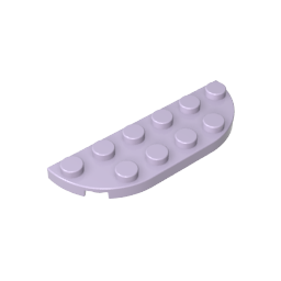 Plate Round Corner 2 x 6 Double
