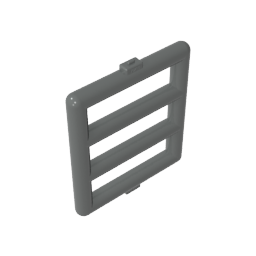 Bar 1 x 4 x 3 Window [Side Tabs]-MyGobricks