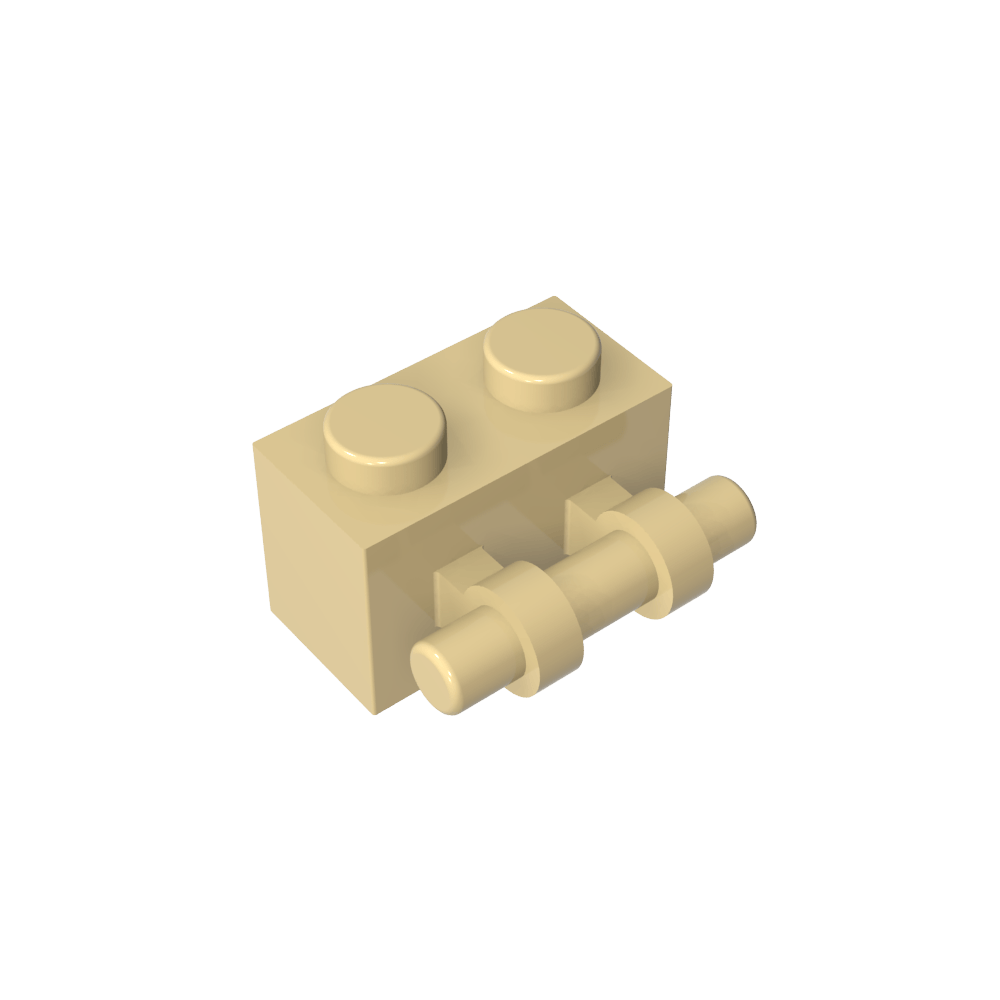Brick Special 1 x 2 with Handle-MyGobricks