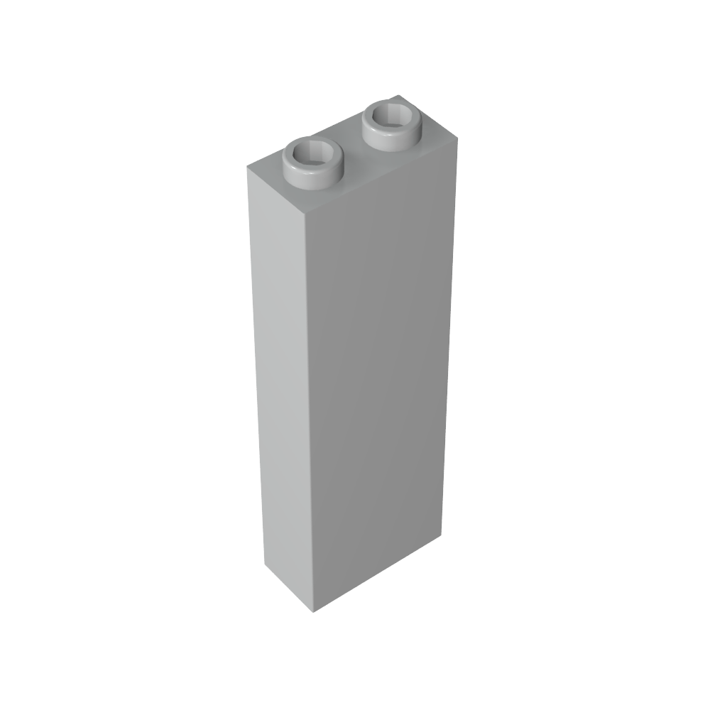 Brick 1 x 2 x 5 without Side Supports-MyGobricks