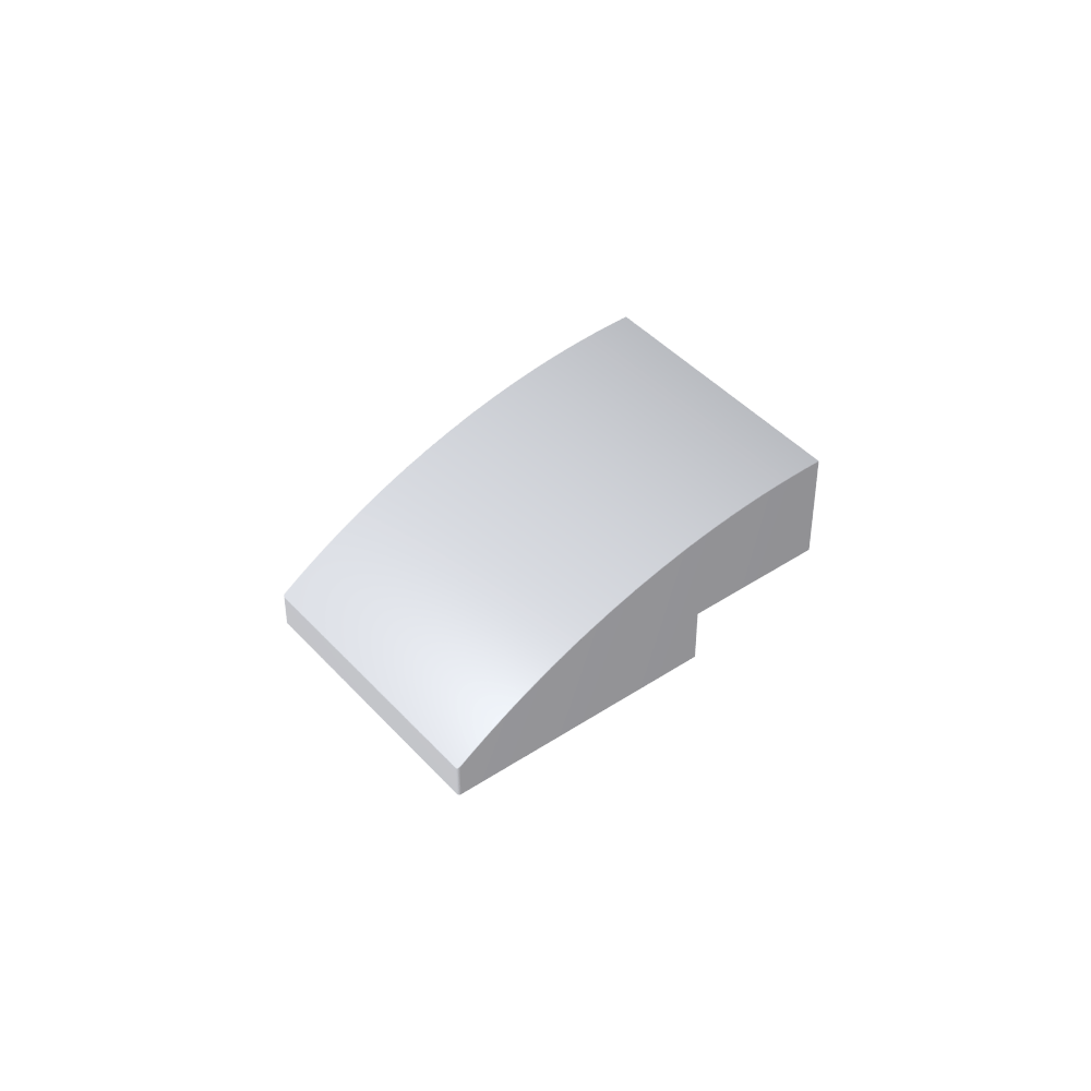 Slope Curved 3 x 2 No Studs-MyGobricks
