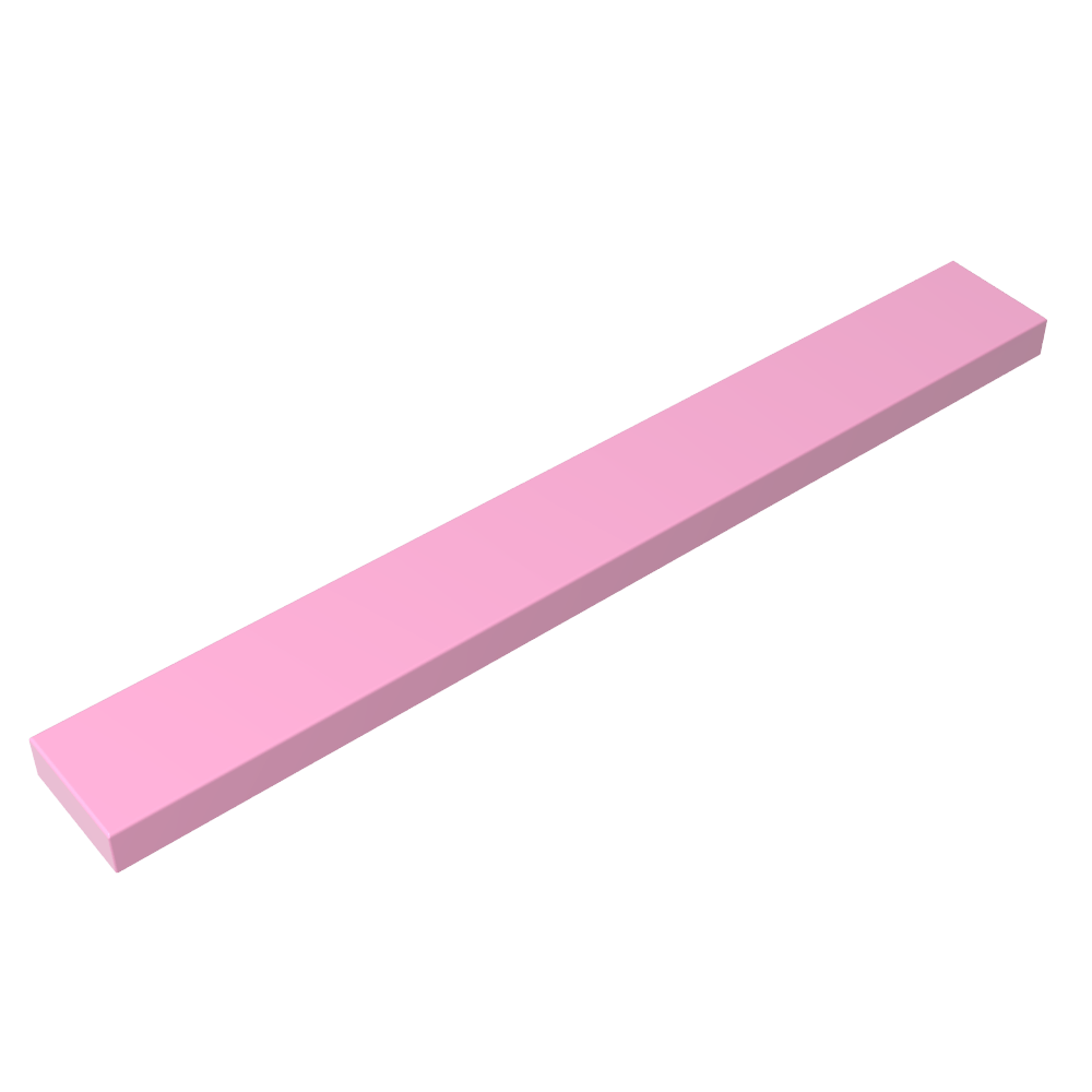 Tile 1 x 8 with Groove
