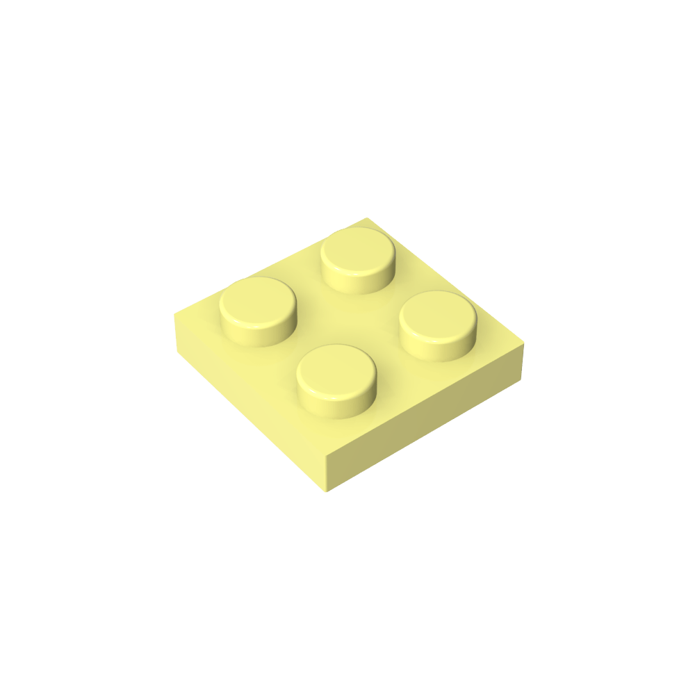 Plate 2 x 2-MyGobricks