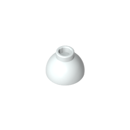 Brick Round 1.5 x 1.5 Dome Top [Plain]-MyGobricks