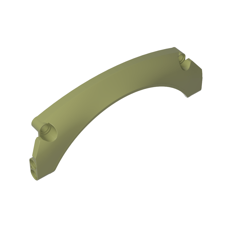 Technic Panel Car Mudguard Arched 15 x 2 x 5, Arched Top-MyGobricks