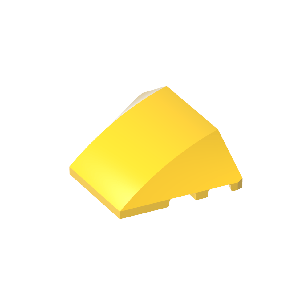 Wedge Curved 4 x 3 No Studs [Plain]-MyGobricks