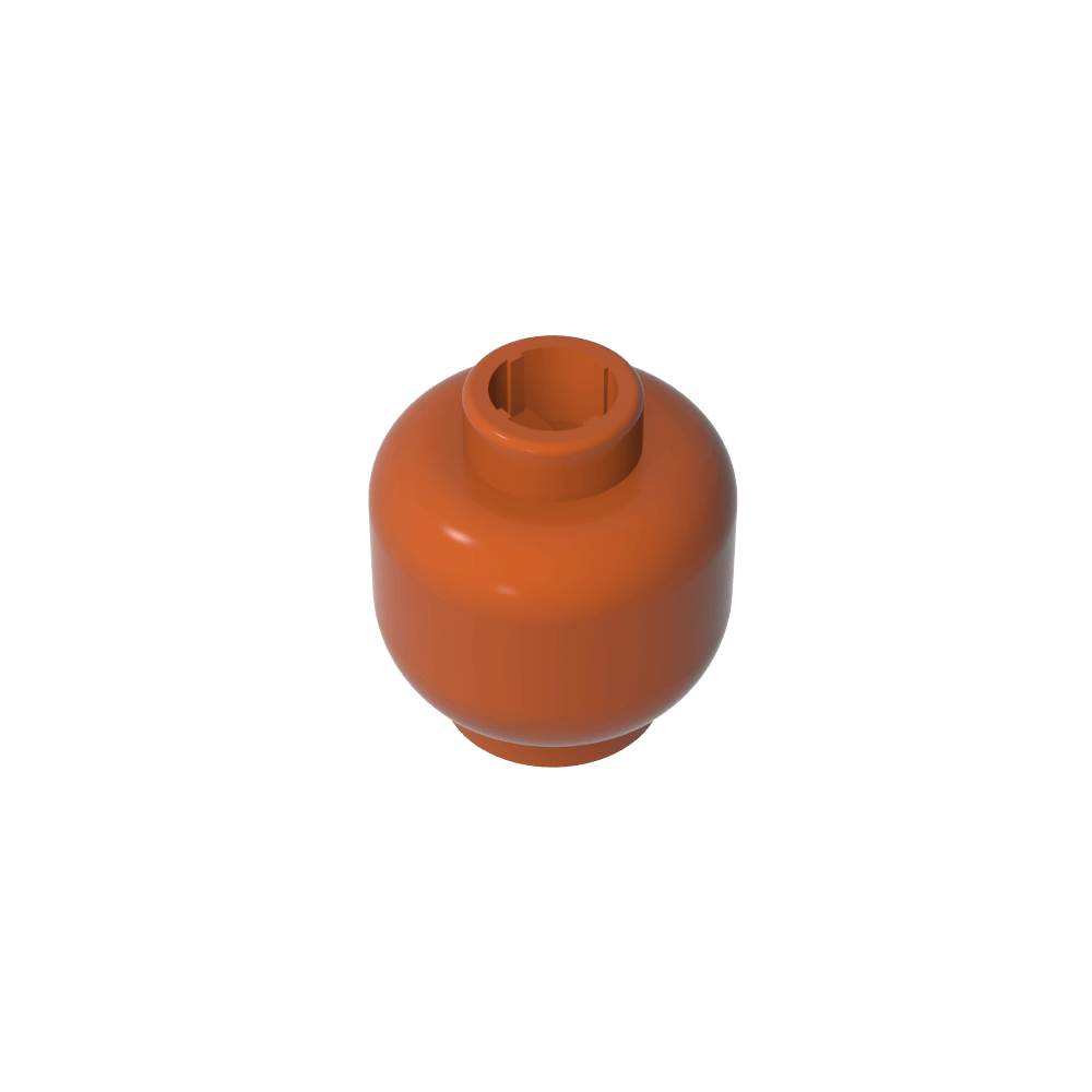 Minifig Head Plain [Blocked Open Stud]