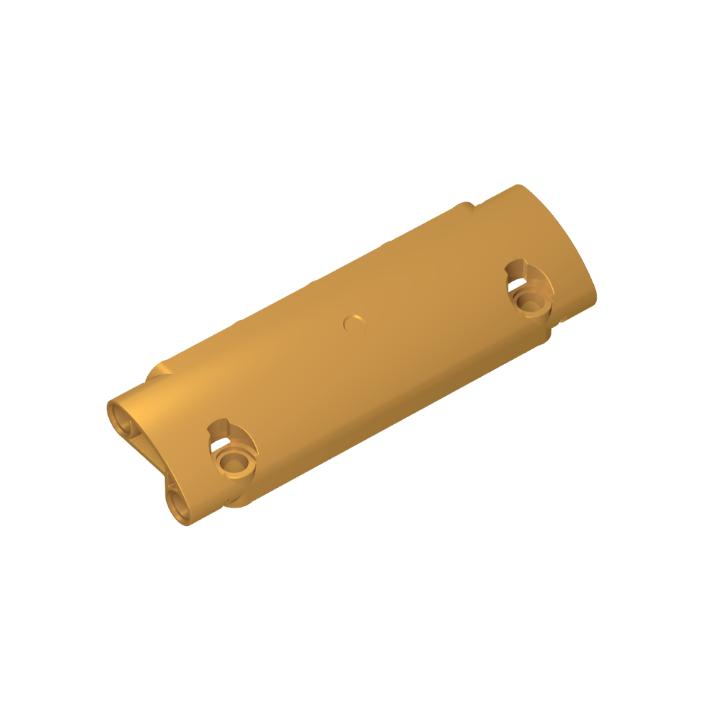 Technic Panel Curved 11 x 3 with 2 Pin Holes through Panel Surface-MyGobricks