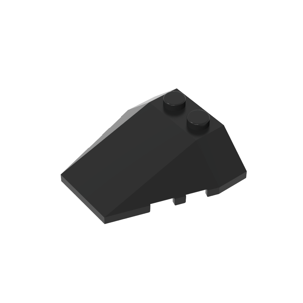 Wedge Sloped 4 x 4 Triple, No Stud Notches-MyGobricks