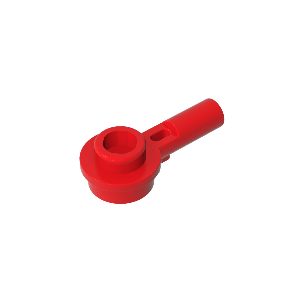 Plate Round 1 x 1 with Hollow Stud and Horizontal Bar 1L-MyGobricks