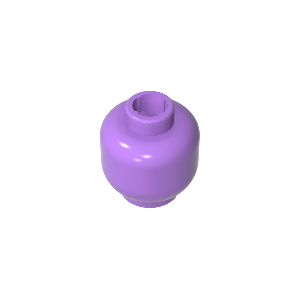 Minifig Head Plain [Blocked Open Stud]