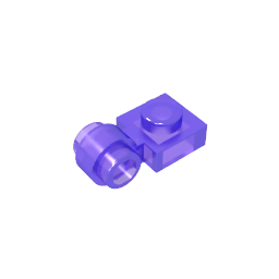 Plate Special 1 x 1 with Clip Light [Thick Ring]-MyGobricks