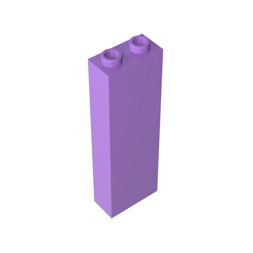 Brick 1 x 2 x 5 without Side Supports-MyGobricks