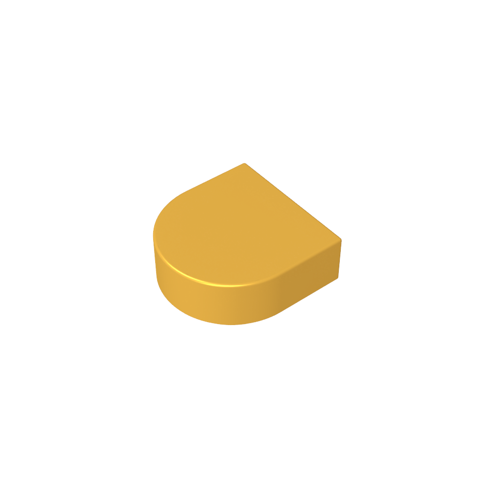Tile 1 x 1 Half Circle