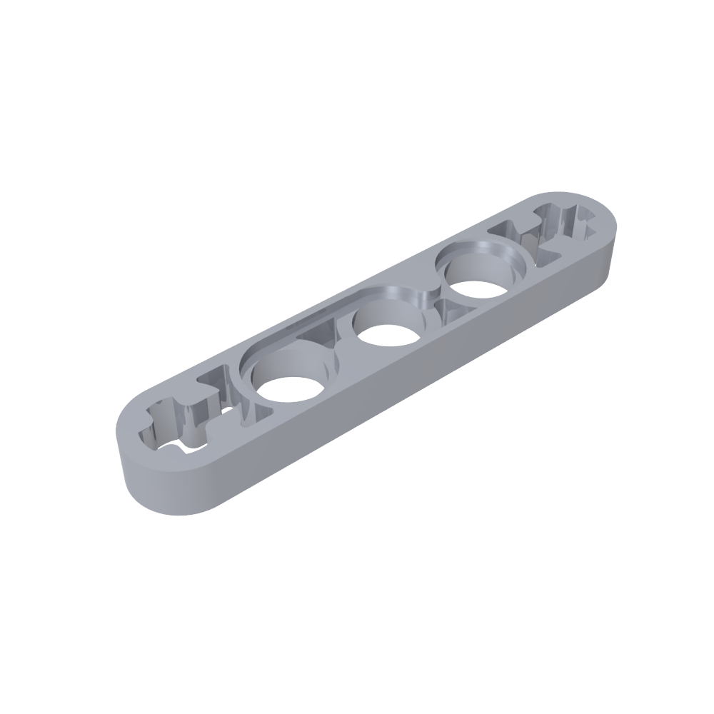 Technic Beam 1 x 5 Thin with Axle Holes on Ends-MyGobricks