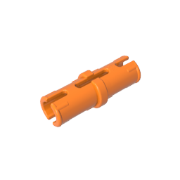 Technic Pin with Friction Ridges Lengthwise with No Center Slots
