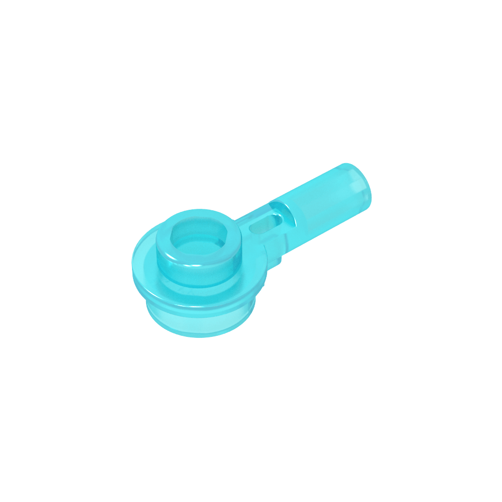 Plate Round 1 x 1 with Hollow Stud and Horizontal Bar 1L-MyGobricks