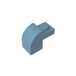 Brick Curved 1 x 2 x 1 1/3 with Curved Top