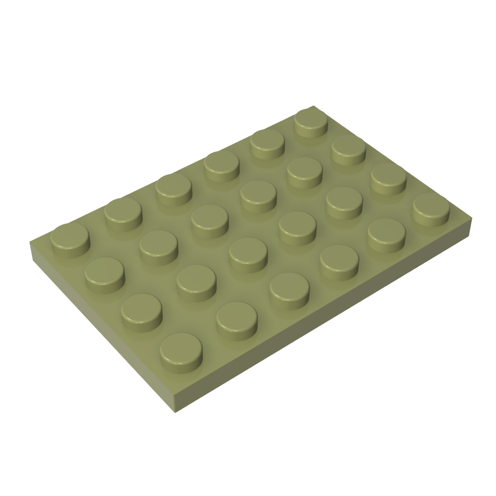 Plate 4 x 6-MyGobricks