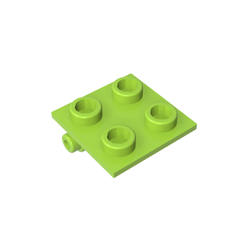 Hinge Brick 2 x 2 Top Plate Thin-MyGobricks