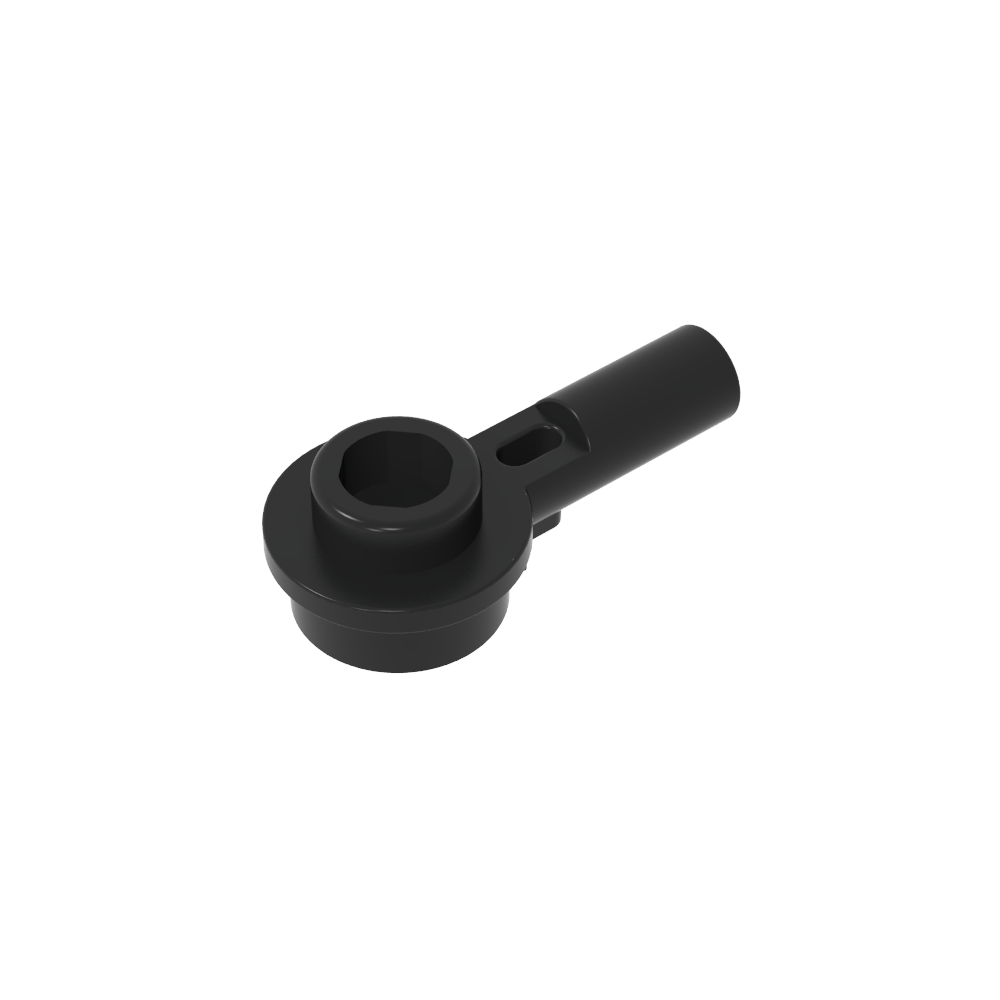 Plate Round 1 x 1 with Hollow Stud and Horizontal Bar 1L-MyGobricks