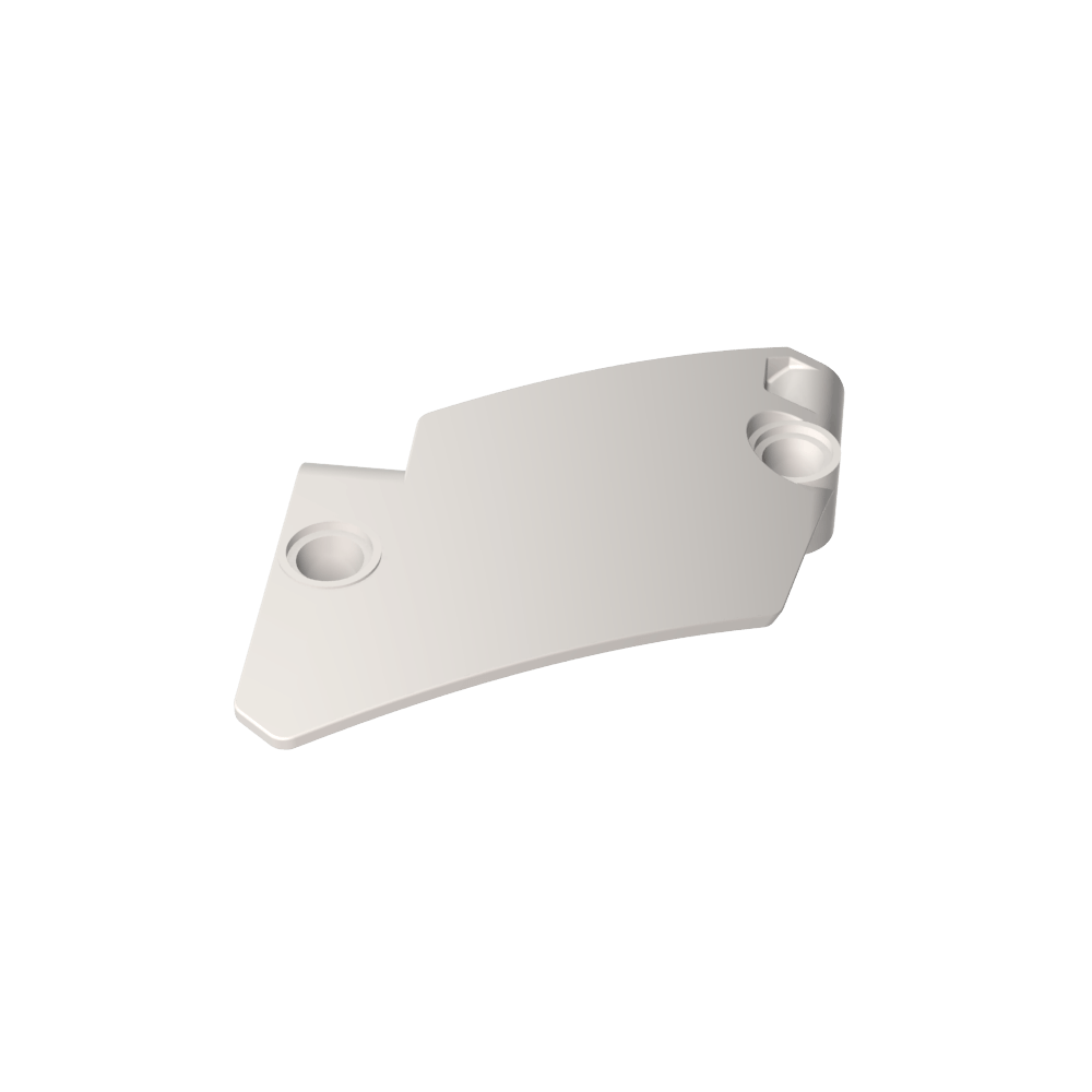 Technic Panel Curved 5 x 7 Parallelogram Left-MyGobricks
