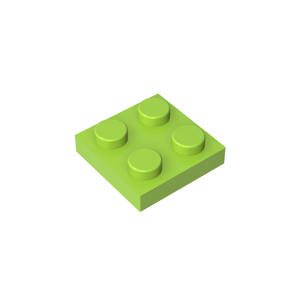 Plate 2 x 2-MyGobricks