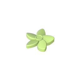 Friends Accessories Hair Decoration, Flower with Pointed Petals and Small Pin-MyGobricks
