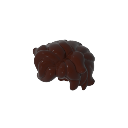 Figure, Hair Tousled and Sticking Out on Both Sides